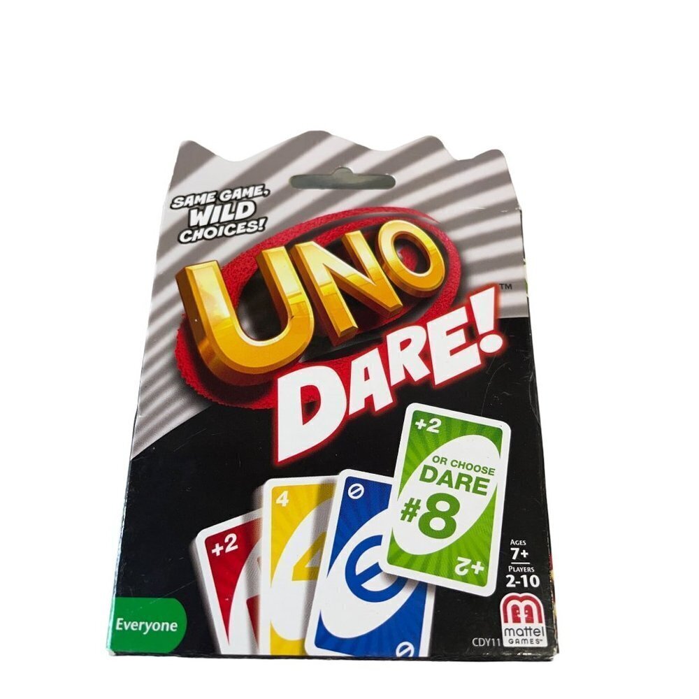 Mattel Games UNO Dare Card Game for Family Night New